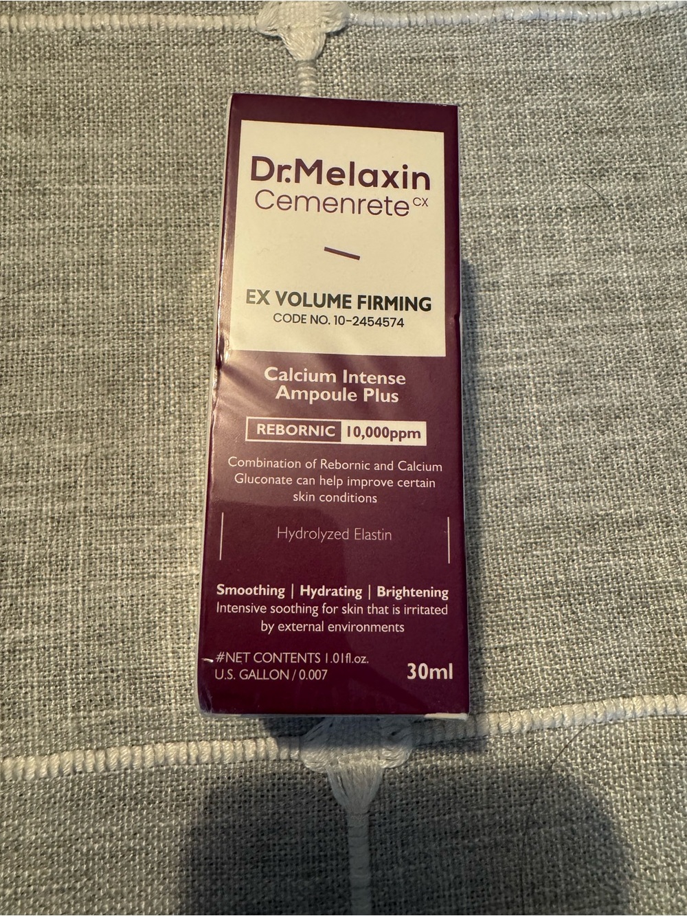 Cemenrete EX Volume Firming Calcium Ampoule Plus — Burgundy